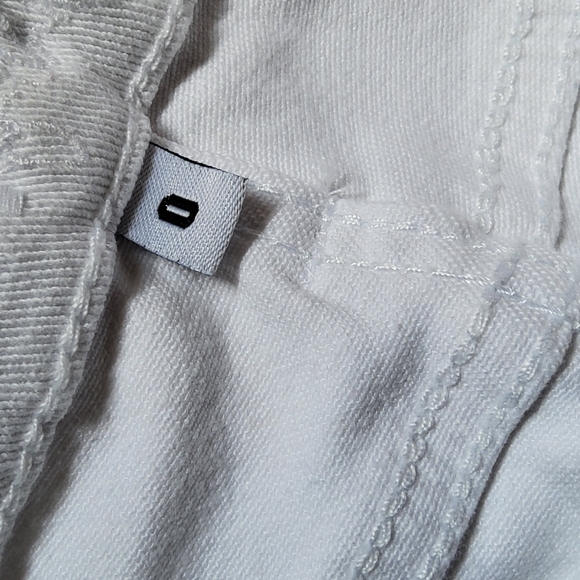 New Kut From the Kloth Bardot Skinny Boyfriend Jeans Size 0 White - Picture 6 of 9